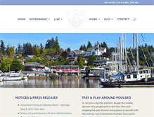 Tablet Screenshot of cityofpoulsbo.com